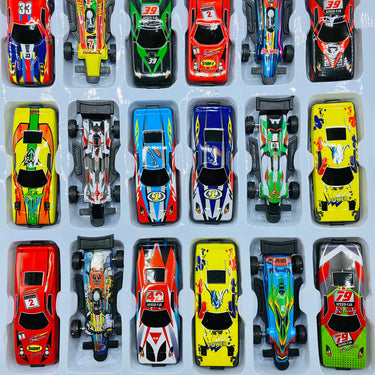 30 Pcs Pull-Back Car Set